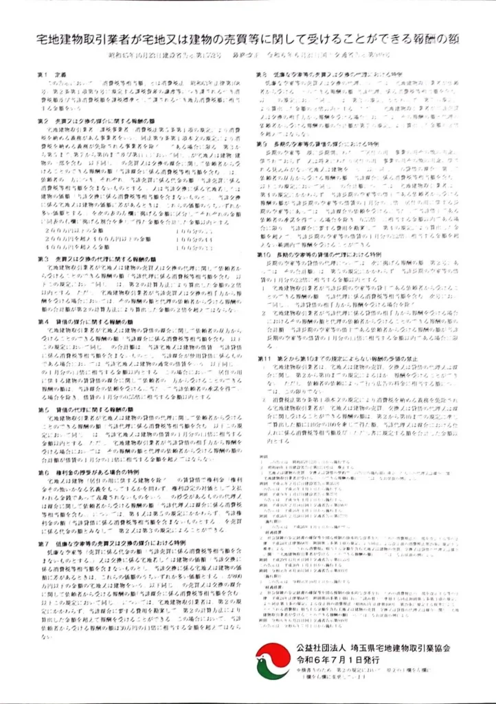 宅地建物取引業者が宅地又は建物の売買等に関して受けることができる報酬の額